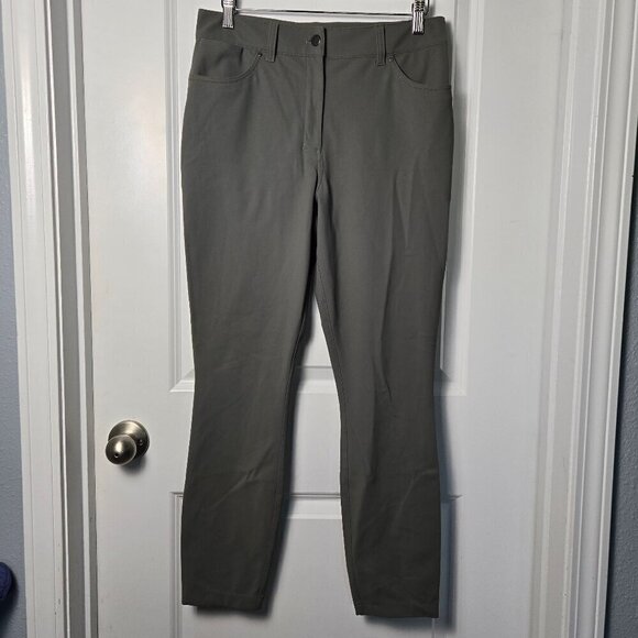 Lululemon City Sleek Slim-Fit 5 Pocket High-Rise Pant - 30 (sz10) Grey Sage - Picture 3 of 7